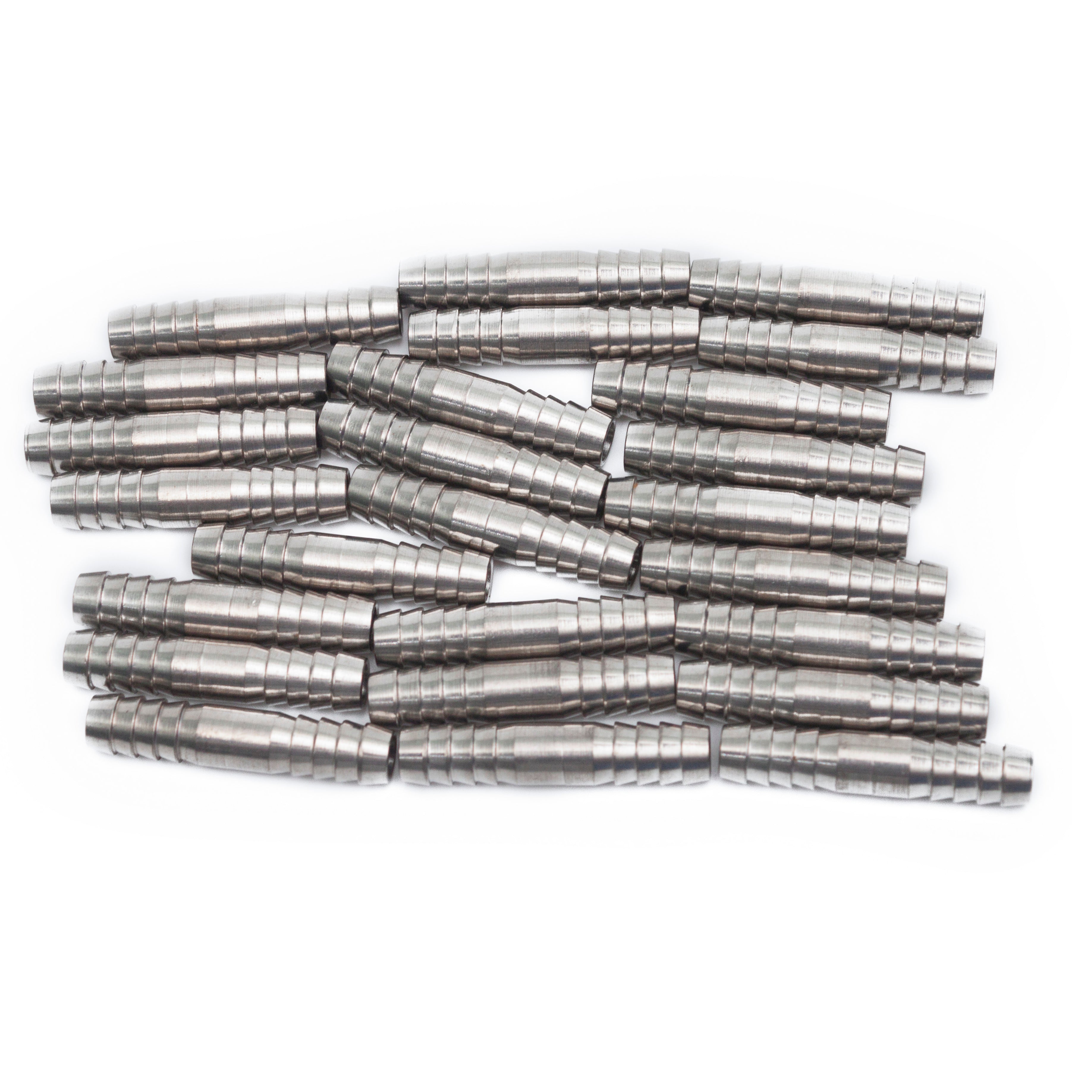 LTWFITTING Bar Production Stainless Steel 316 Barb Splicer Mender 5/16 Inch Hose ID Fitting Air Water Fuel Boat (Pack of 25)