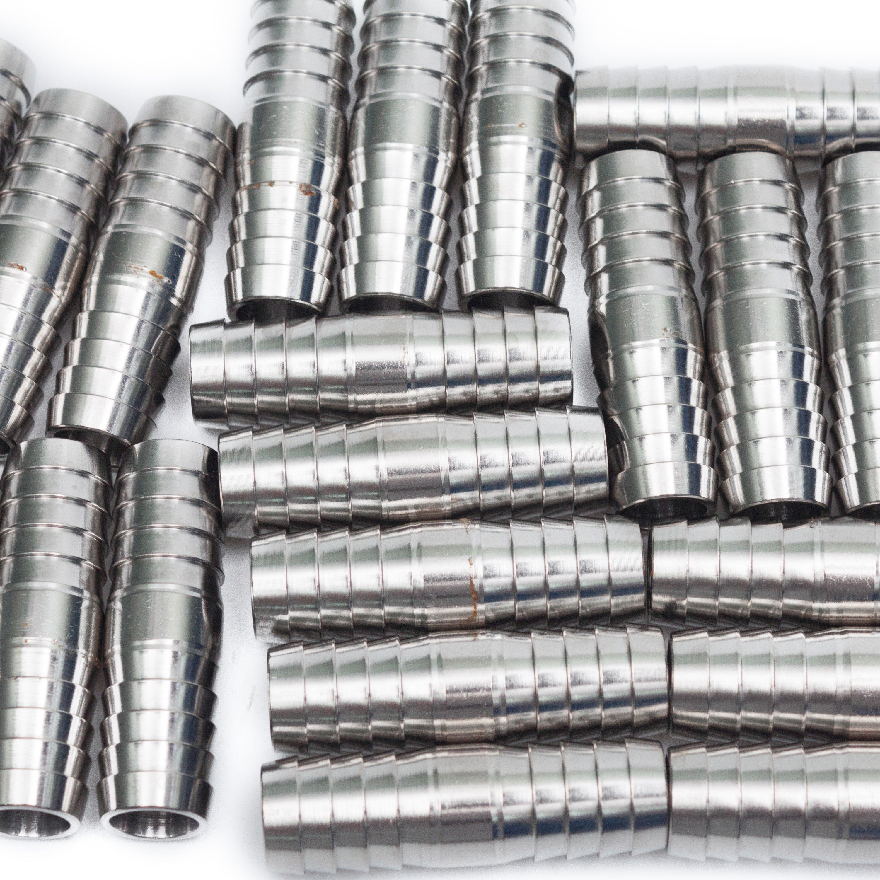 LTWFITTING Bar Production Stainless Steel 316 Barb Splicer Mender 5/8 Inch Hose ID Fitting Air Water Fuel Boat (Pack of 300)